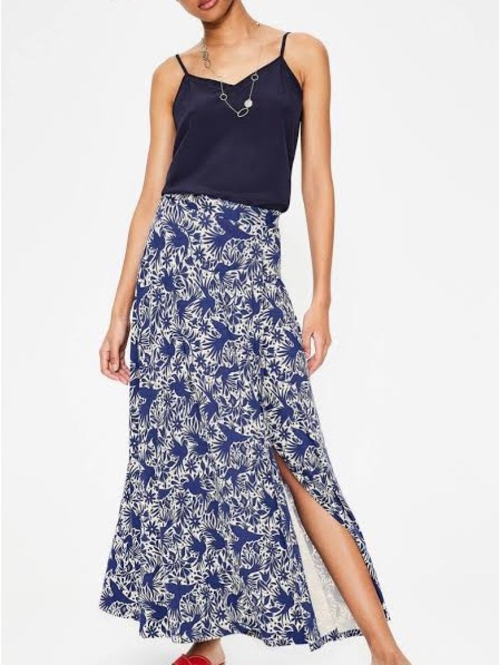 Boden Albany Jersey Maxi Skirt size 8